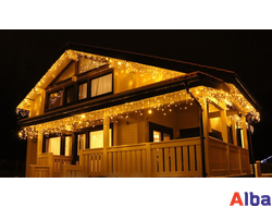 Бахрома 3*0.5 м ЖЕЛТЫЙ, мерцание IP 54