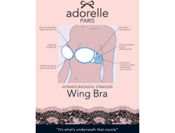 Бюстгальтер имеющий классическую форму, но крепящийся нанесенным на поверхность гелевым клеем.