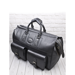 Кожаный саквояж Fabriano premium iron grey (арт. 4008-55)