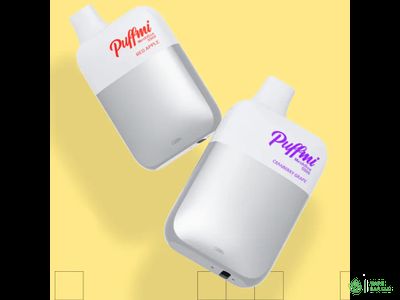 Одноразовая электронная сигарета PUFFMI DX5000, 2%, 10 мл, 650 мАч, 5000 затяжек - Aloe Grape Ice (Gold)