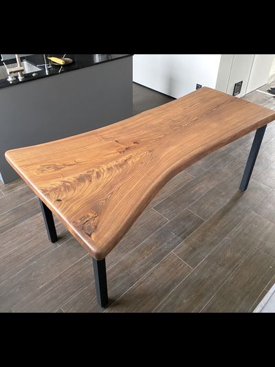 спил, стол на кухню, карагач, мебель на заказ, стол из слэба, мебель для ресторана, столешница, слэб