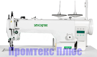 Одноигольная прямострочная швейная машина с верхним и нижним продвижением ZOJE ZJ-0303L-3-BD/02 (комплект)