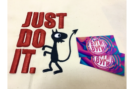 Объемная вышивка на одежде