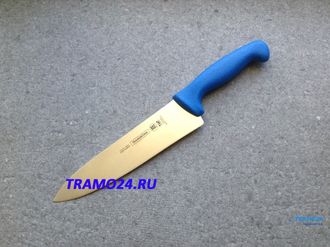 Нож кухонный ШЕФ Professional Master  20см.   Синий  24609/018