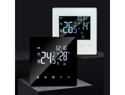 Терморегулятор G 904 Wi-Fi, зеркальный, 2 датчика, 30А Подключение к умному дому и к станции Алиса