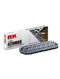 Цепь RK 428MXU-124 для мотоциклов до 250 (с сальниками U-RING)