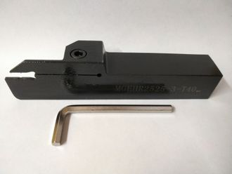 Резец токарный по металлу отрезной/канавочный MGEHR2525-3 T40 (удлиненный)