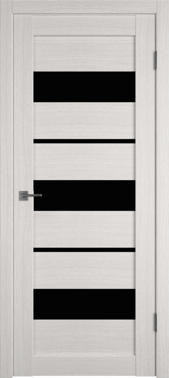 Дверь ПО Atum 23 Bianco Black Gloss