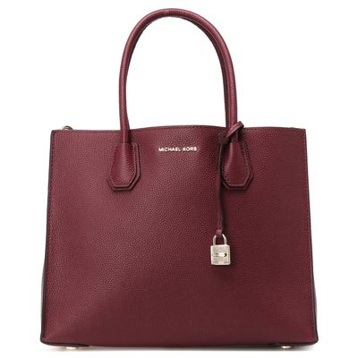 Сумка MICHAEL KORS Mercer Large Tote женская бордовая