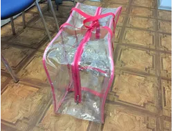 Сумка 54х47х26см, прозрачная