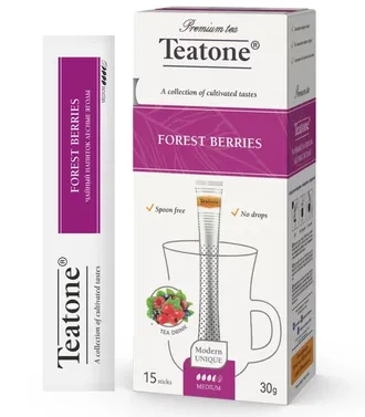 Лесные ягоды | Чайный напиток "Teatone" в стиках (15 шт  x 2 гр)