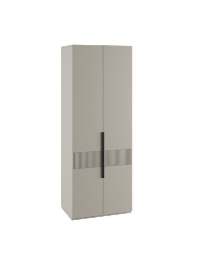 Ника Шкаф 2-х ств. 900*2100*500 (мдф бежевый мат-05 / лдсп кашемир)