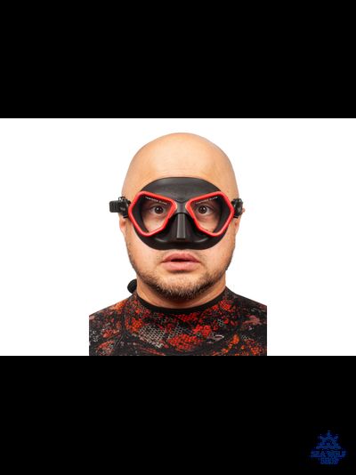 Маска для дайвинга Scuba Brothers TRITON BLACK/RED