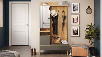 Секция комбинированная Эвита Тип 2 Дуб Крафт золотой/Графит