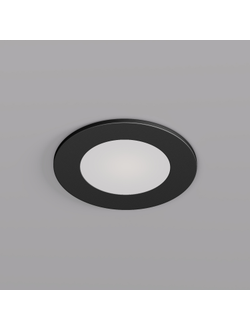 Точечный встраиваемый влагозащищенный светильник Denkirs DK3101-BK