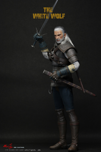 Ведьмак Геральт из Ривии (серия The Witcher) - КОЛЛЕКЦИОННАЯ ФИГУРКА 1/ ...