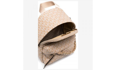 Michael Kors рюкзак Slater с цепочкой бежевые