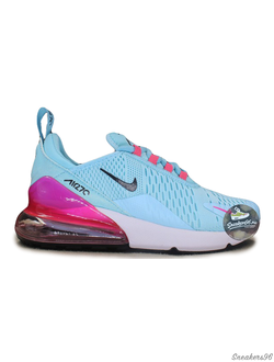 Nike Air Max 270 Розово-бирюзовые Женские (36-40)
