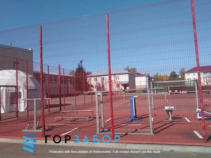 Спортивное 3Д ограждение под ключ недорого