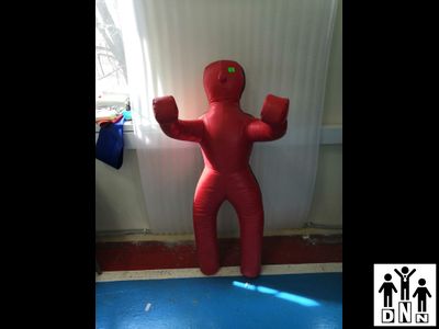 Манекен борцовский двуногий МДБТ 3-0 (высота 1,4 м, вес 20-25 кг, тент) DNN