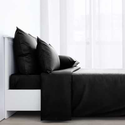 Комплект постельного белья  Diamond Икра (черный)