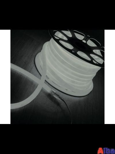 Неон круглый 220V Белый холодный D16мм