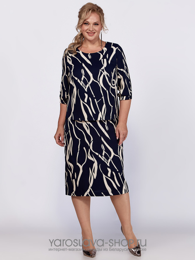 Элегантное платье прямого силуэта