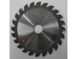 Подрезная коническая пила  для форматно-раскроечных станков Ø125 х 22 х 3,1-4,3 Z = 24 KON WoodTec, от