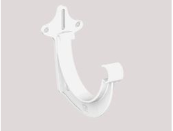 GIZA КРОНШТЕЙН ЖЕЛОБА 120 ММ, ЦВЕТ БЕЛЫЙ