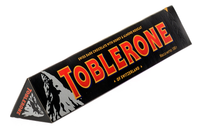 ШОКОЛАД TOBLERONE DARK ГОРЬКИЙ С МЕДОВО-МИНДАЛЬНОЙ НУГОЙ