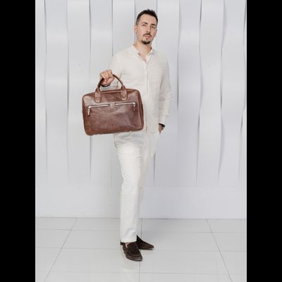 Сумка для ноутбука Fratello brown (арт. 1014-02)