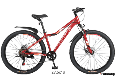 Велосипед TechTeam Katalina 27.5 красный