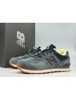 New Balance 574 Dark Grey С Мехом