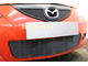 Защита радиатора Mazda 3 2006-2009 (седан) black верх