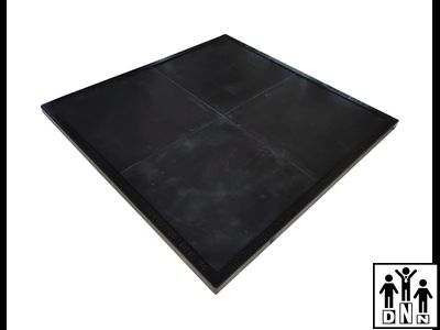 Помост для гиревого спорта резиновый 1х1м, Резиновые амортизаторы 1х1х0.04 м DNN