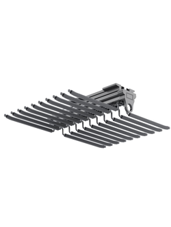 Вешалка для брюк двойная верхнего крепления Symphony WB-668 (антрацит P35)