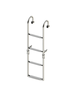Складной трап с Г-образным креплением Мореман, 4 ступени