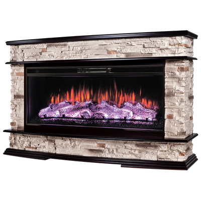 Линейный электрический камин Frankfurt AO с очагом Joker 45