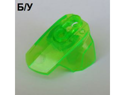! Б/У - Hero Factory Armor with Ball Joint Socket - Size 4, Trans-Bright Green (90640 / 6018166 / 6052226) - Б/У
