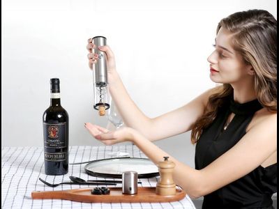 Винный набор Xiaomi Circle Joy Electric SET 4-in-1 (штопор, стопор, аэратор, нож) CJ-TZ02