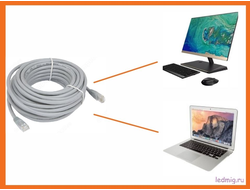 Управление бегущей строкой по LAN-кабель