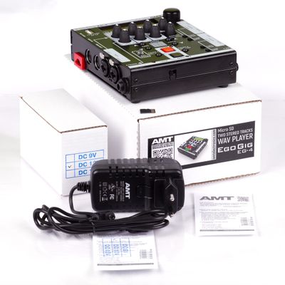 AMT EgoGig EG-4 - 4-х канальный концертный WAV &amp; MIDI плеер [БП в комплекте!]