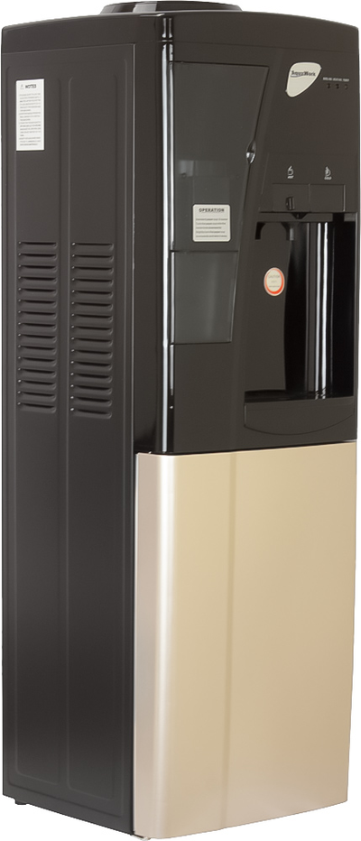 Кулер для воды Aqua Work 3-W бронзовый, с нагревом и электронным охлаждением