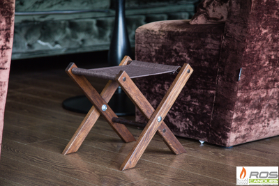 Подставка для сумок "Тёмный дуб"