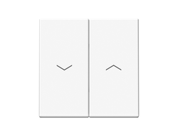 Systeme Electric ArtGallery Лотос Выключатель 2-клавишный для жалюзи, 2х сх.4, 10А, GAL001319