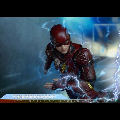 Флэш, Барри Аллен (Эзра Миллер) - КОЛЛЕКЦИОННАЯ ФИГУРКА 1/6 THUNDERBOLT (BY-020) - BY-ART