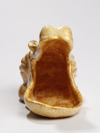 СУВЕНИР "Добрый бегемот 3" золотистый