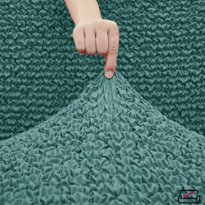 Чехол на 3х местный диван Микрофибра Малахит. Защита мягкой мебели от животных.