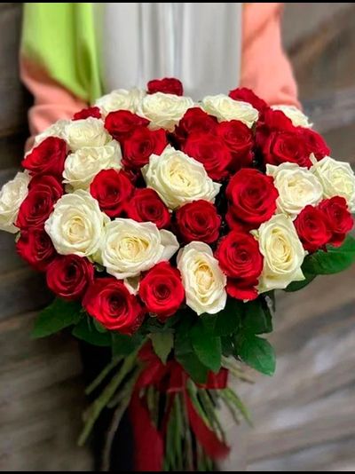 Микс из 35 роз