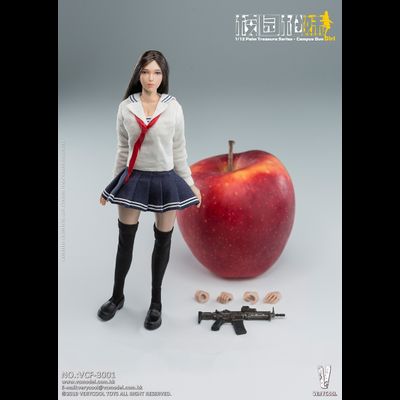 Боевая японская школьница - Коллекционная ФИГУРКА 1/12 Palm Treasure Series - Campus Gun Girl (C.G.G.) (VCF-3001) - VERYCOOL